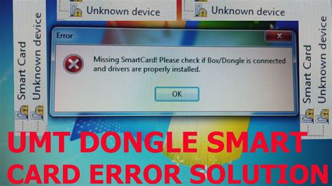 smart card driver unavailable|smart card error not recognized.